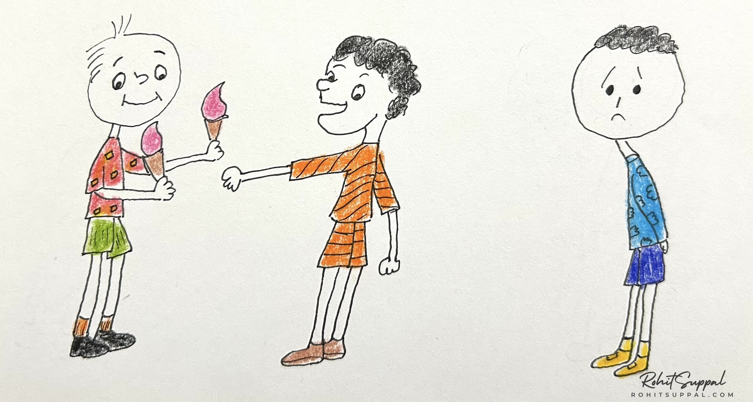 Kieran has a new best friend